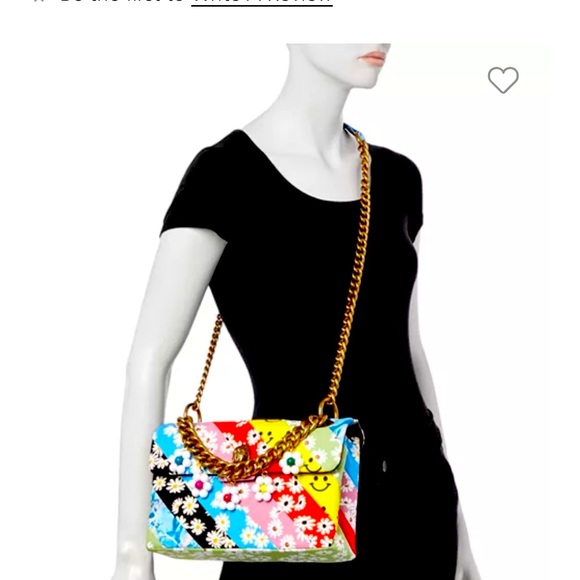 Kurt Geiger London Kensington Floral Rainbow Bag. Has straps and charms included - Picture 2 of 4